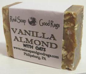 Vanilla Almond Handcrafted Cold Process Soap